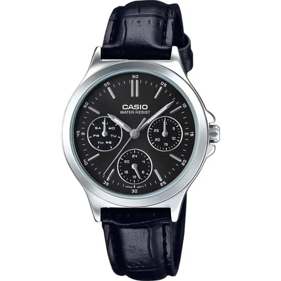 Relógio Casio LTP-V300L-1AUDF Analógico Feminino - Preto
