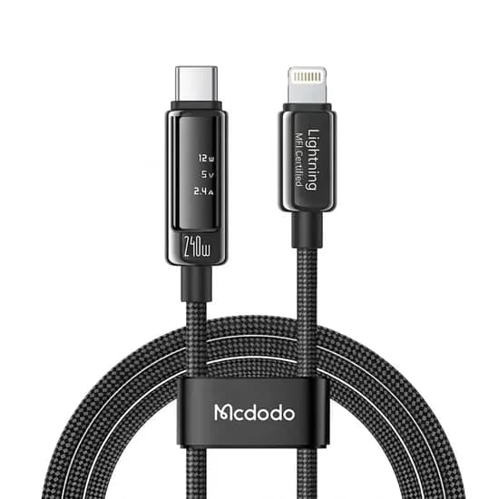 Cabo Mcdodo CA-8900 1.2M 240W USB-C para Lightning - Black