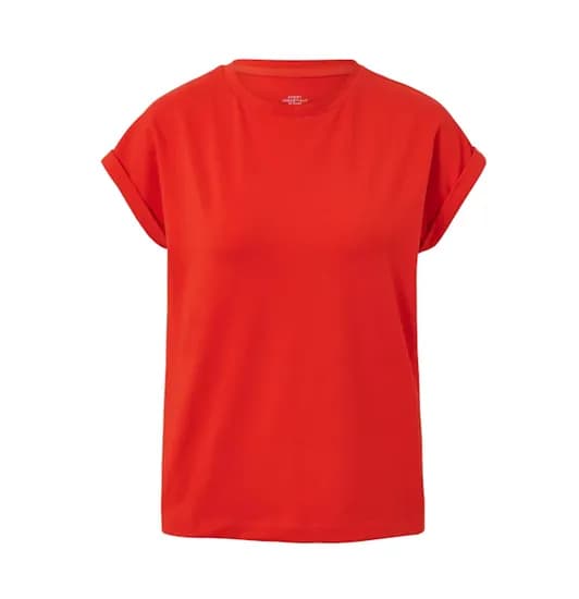 Camiseta Femenino Tchibo Funktions Shirt Mangas Cartas