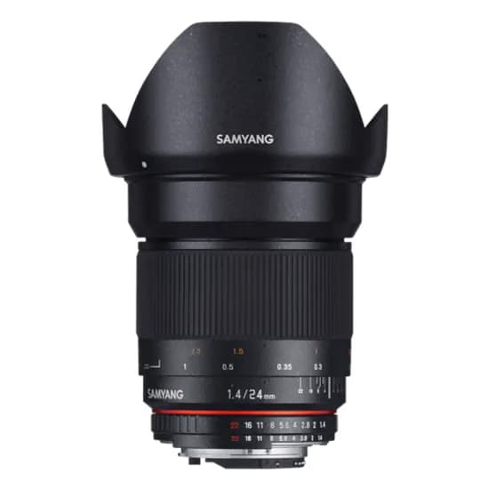Lente Samyang Sony MF DSLR 24MM F/1.4 e FF Ed As