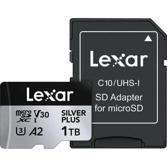 Cartão de Memória Micro SD Lexar Professional Silver Plus 205-150 MB/s C10 1 TB (LMSSIPL001T-Bnang)
