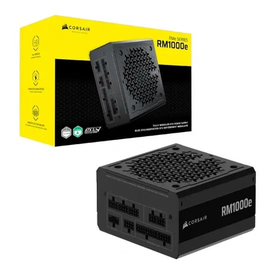 Fonte 1000W Corsair RM100E Low Noise Full-Mod CP-9020297-Na|