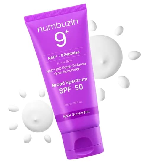 e. Numbuzin 9+ Nad+9 Peptides Protetor Solar FPS 50 - 50ML