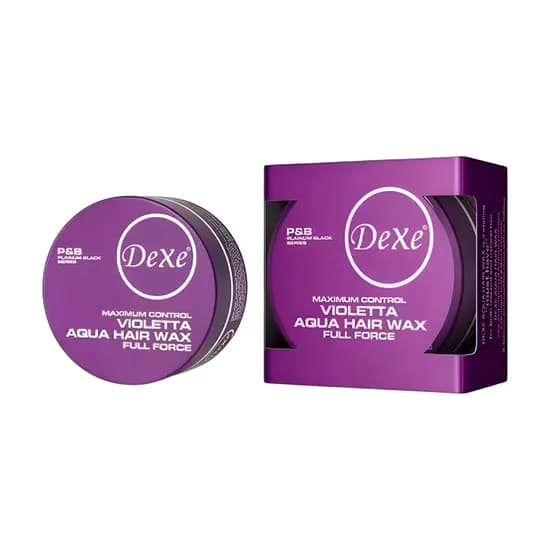 Cera Capilar Dexe Aqua Hair Wax - Maximum Control Violetta - 150GR
