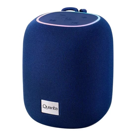 Speaker Portátil Quanta QTSPA10 Bluetooth RGB - Azul