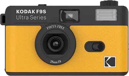 Câmera Kodak Film Camera Ultra F9S DA00273 28MM com Flash Yellow (Reutilizável)