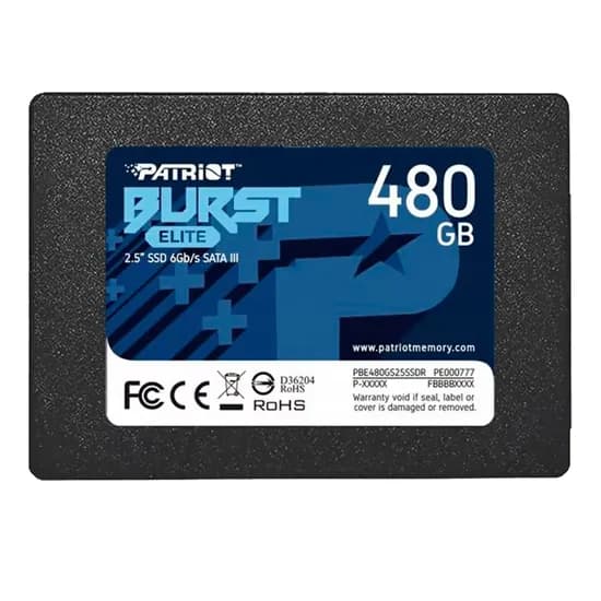 SSD Patriot Burst Elite 480GB 2.5" SATA 3 - PBE480GS25SSDR