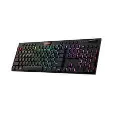 Teclado USB Redragon Horus Pro K618 RGB Preto Sem Fio Inglês