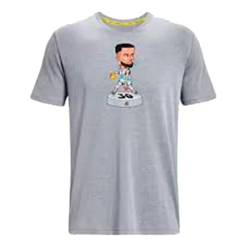 Camiseta Deportivo Masculino Under Armour Curry Bobble Head Mangas Cortas