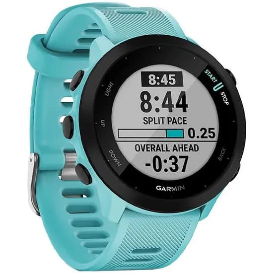 Relógio Garmin Forerunner 55 010-02562 com GPS/Bluetooth - Azul Claro