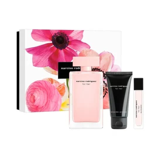 Kit Perfume Narciso Rodriguez For Her Edp Feminino 3PCS 7895