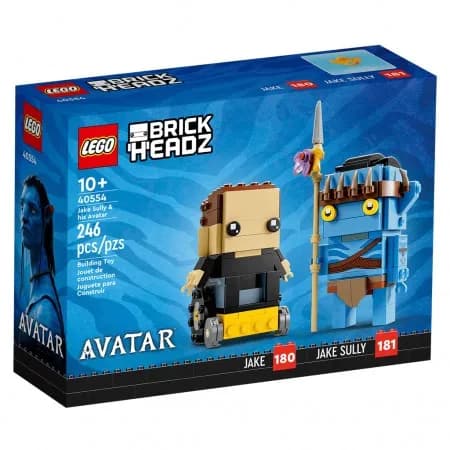 Lego Brick Headz Avatar Jake Sully & His Avatar 40554